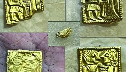 Another gold treasure in Norway: 1400 year old gold foil figures found in pagan temple