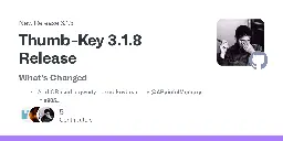 Release Thumb-Key 3.1.8 Release · dessalines/thumb-key
