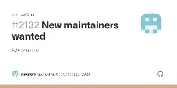 New maintainers wanted · Issue #2132 · nix-rust/nix