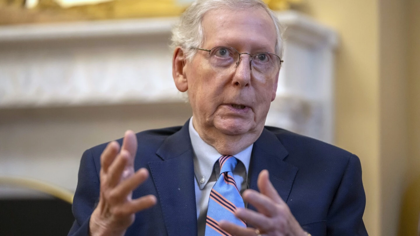 Sen. Mitch McConnell won't seek reelection in 2026, ending long tenure as Republican power broker