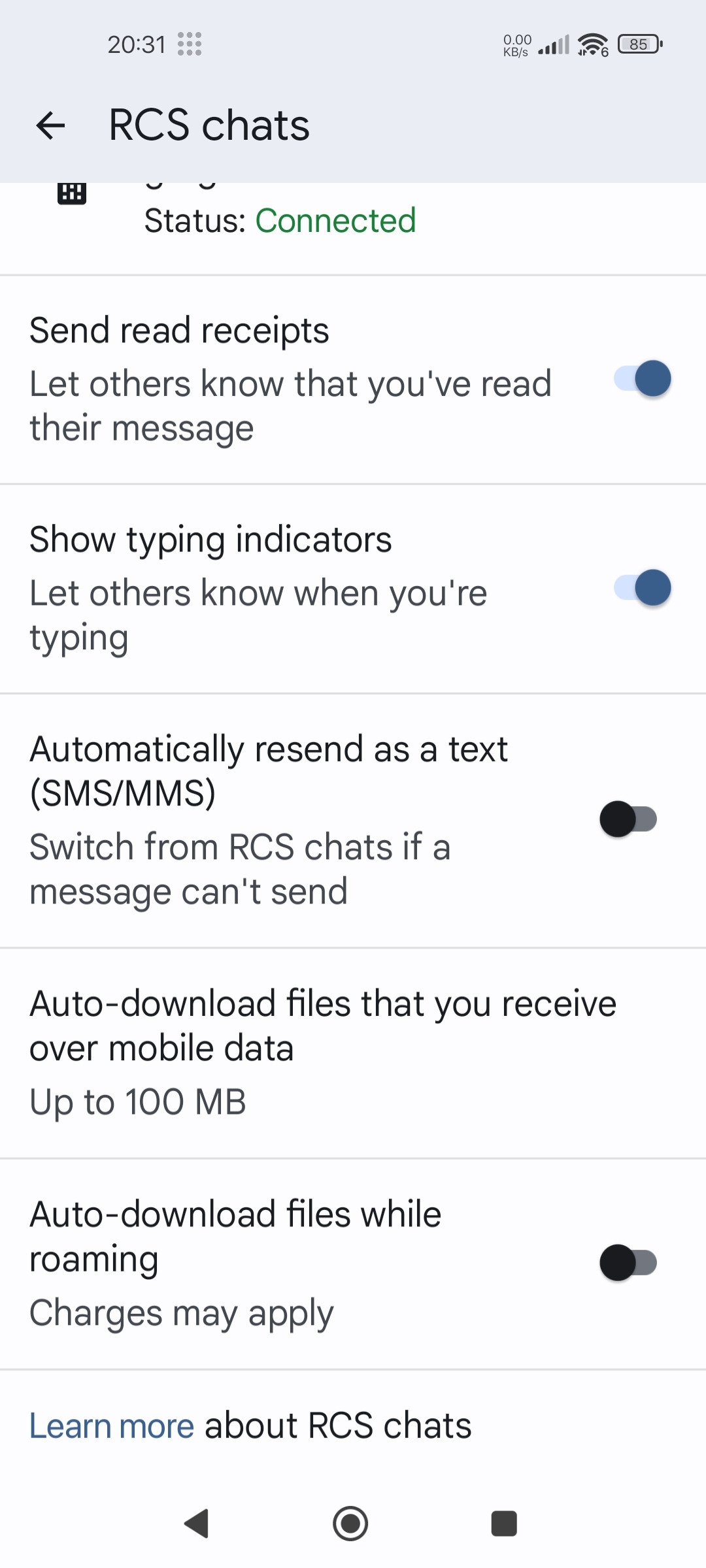 You can turn auto send as MMS off in Google Messages
