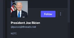 President Biden is now posting into the fediverse