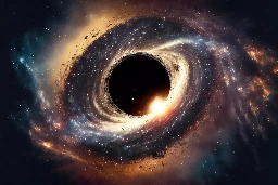What happens if you fall into the Black Hole? Here's a NASA illustration.