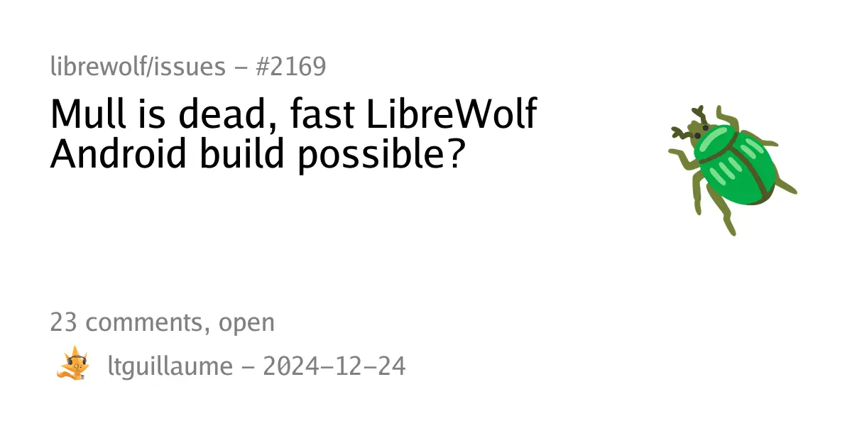 Mull is dead, fast LibreWolf Android build possible?