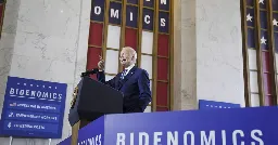 Column: Bidenomics has been a boon for working-class voters. Why don't they give him credit?