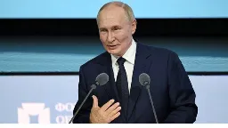 Putin encourages Russians to have sex at work amid falling birth rate