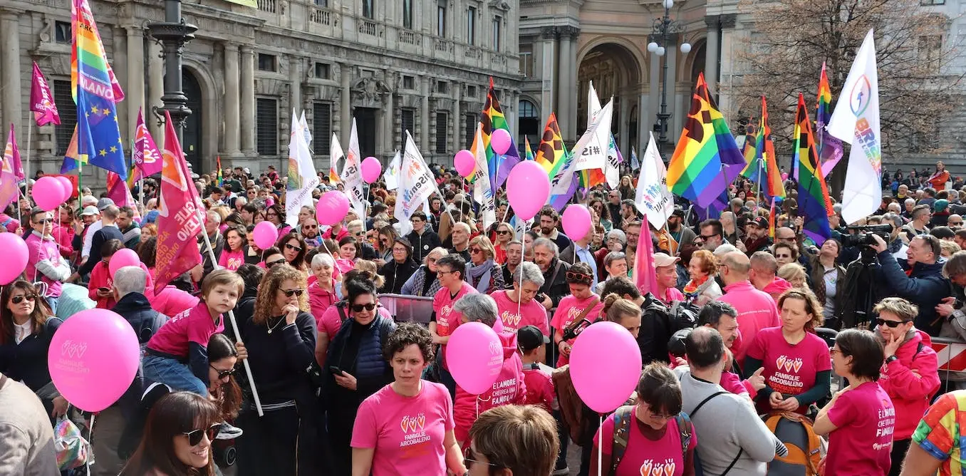 LGBTQ+ parents are being removed from their children’s birth certificates in Italy – here’s what’s behind this disturbing trend