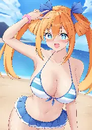 Orange Heart Enjoying Her Time At The Beach [Nitoya]