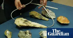 ‘Giant’ 300,000-year-old handaxes unearthed in Kent