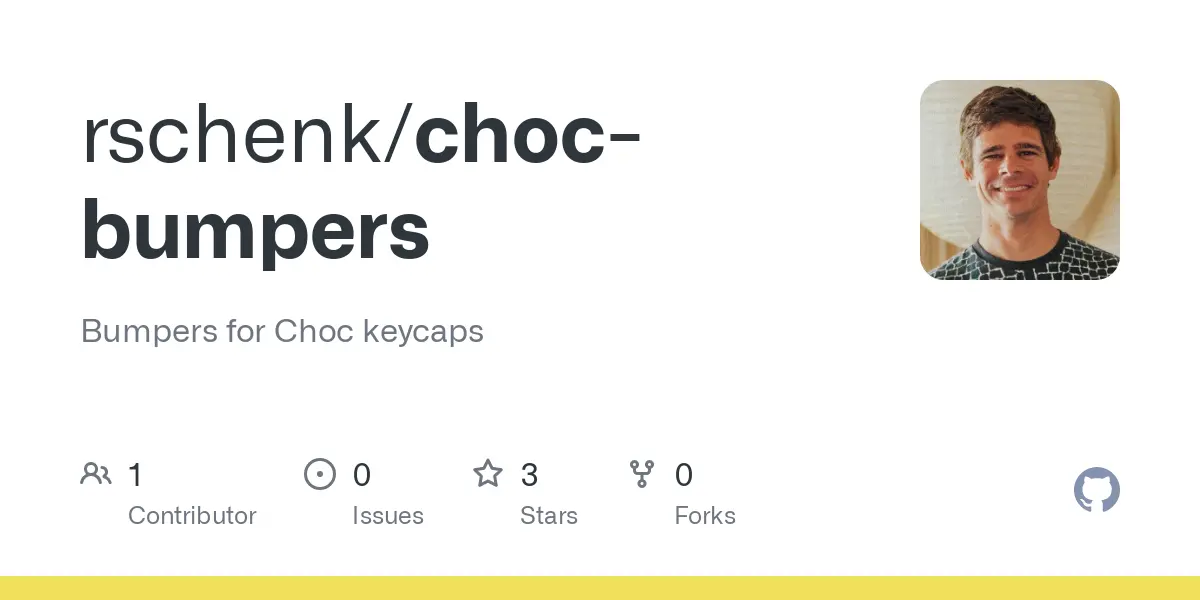 GitHub - rschenk/choc-bumpers: Bumpers for Choc keycaps