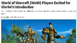 ‘World Of Warcraft’ Players Trick AI-Scraping Games Website Into Publishing Nonsense