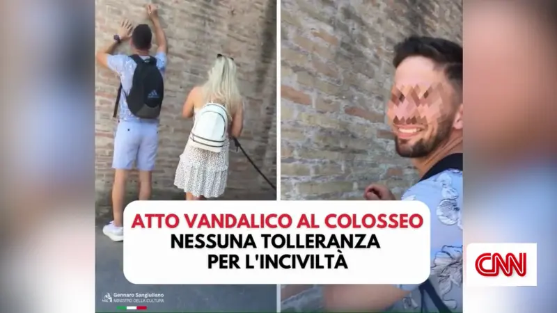 Tourist who allegedly carved names into Rome’s Colosseum says he didn’t know the ‘antiquity of the monument’ | CNN