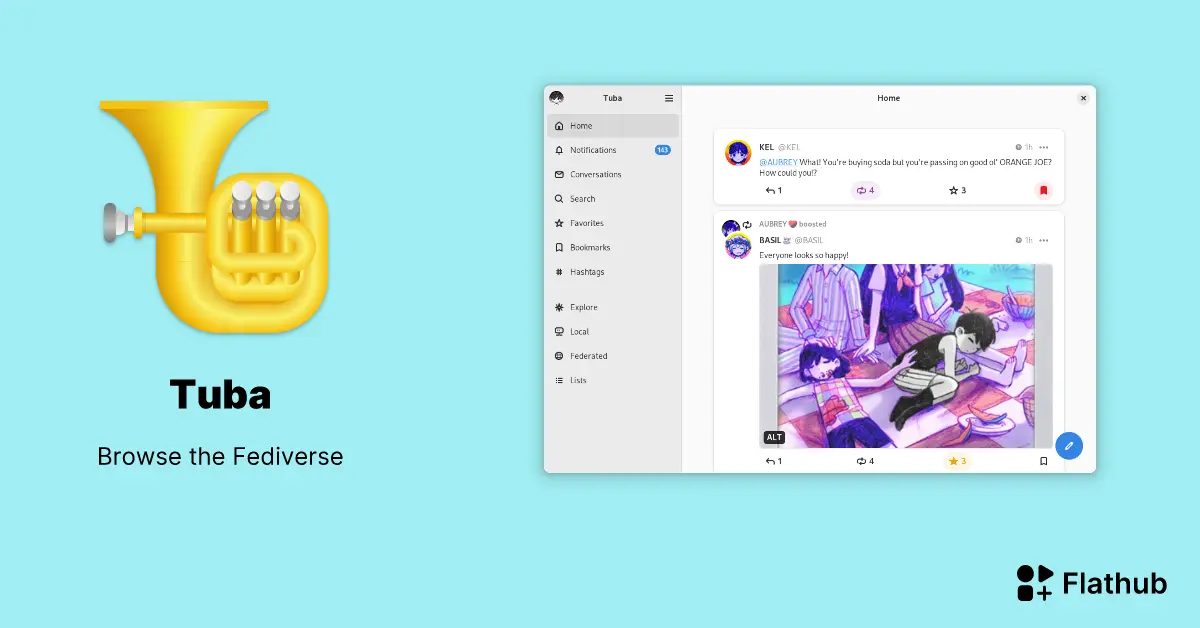 Install Tuba on Linux | Flathub