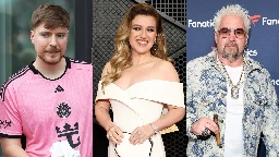 Pentagon Approved Funds for MrBeast, Kelly Clarkson, Guy Fieri Last Year