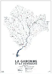 La Garonne et la Dordogne version Fleuve Arbre