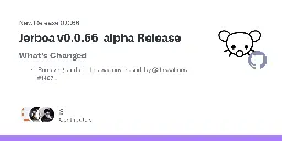 Release Jerboa v0.0.66-alpha Release · LemmyNet/jerboa