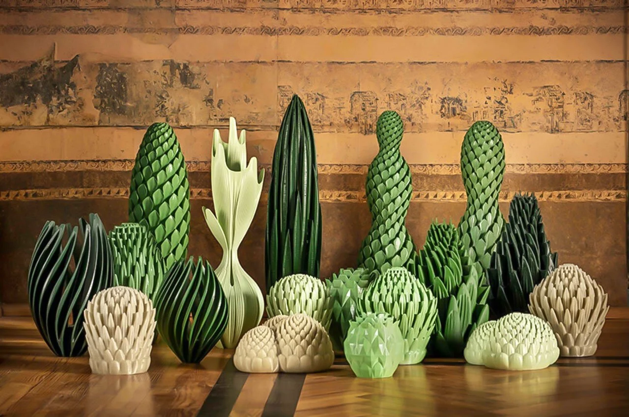 3D printed plant sculptures act as air purifiers for your indoor space - Yanko Design