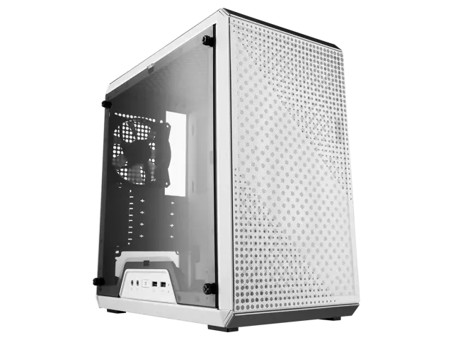 Cooler Master MasterBox Q300L White Micro-ATX Tower, Magnetic Design Dust Filter, Transparent Acrylic Side Panel, Adjustable I/O & Fully Ventilated Airflow (MCB-Q300L-WANN-S00) - Newegg.com