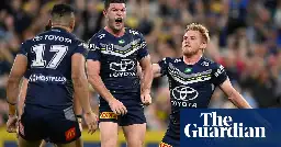 Players to cover NRL logo on shirts as pay dispute escalates