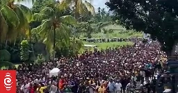 Thousands gather in Papua to farewell Lukas Enembe