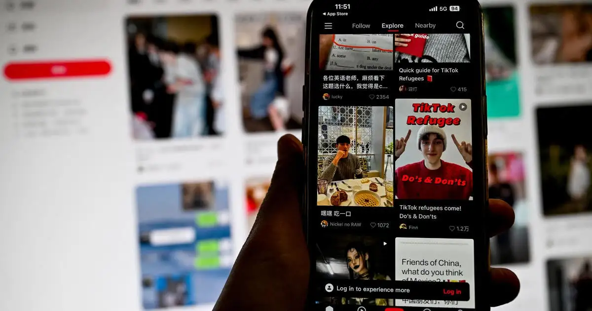 As "TikTok refugees" flock to RedNote, a U.S. official says the Chinese app could be banned, too