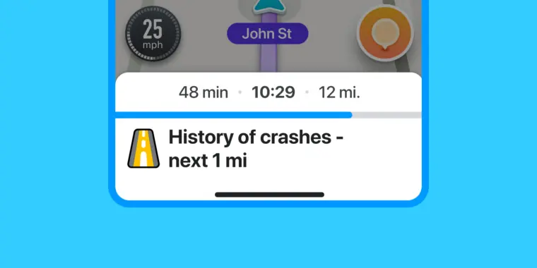 Waze will now warn drivers about crash dangers using historical data