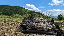 Space debris from SpaceX Dragon capsule crashed in the North Carolina mountains. I had to go see it (video)