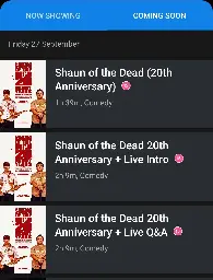 Shaun of the Dead 20th anniversary screenings