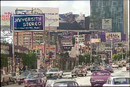 Sunset Blvd. near Larrabee St., 1979