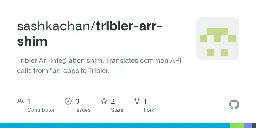 GitHub - sashkachan/tribler-arr-shim: Tribler Arr integration shim. Translates common API calls from *arr apps to Tribler.