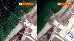 Gaza aid pier removed, satellite images show | REUTERS