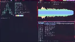 [Qtile] A pretty basic (and slightly wonky) catpuccin rice