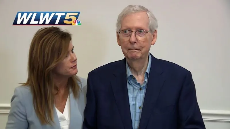 McConnell appears to freeze while speaking with reporters in Kentucky | CNN Politics