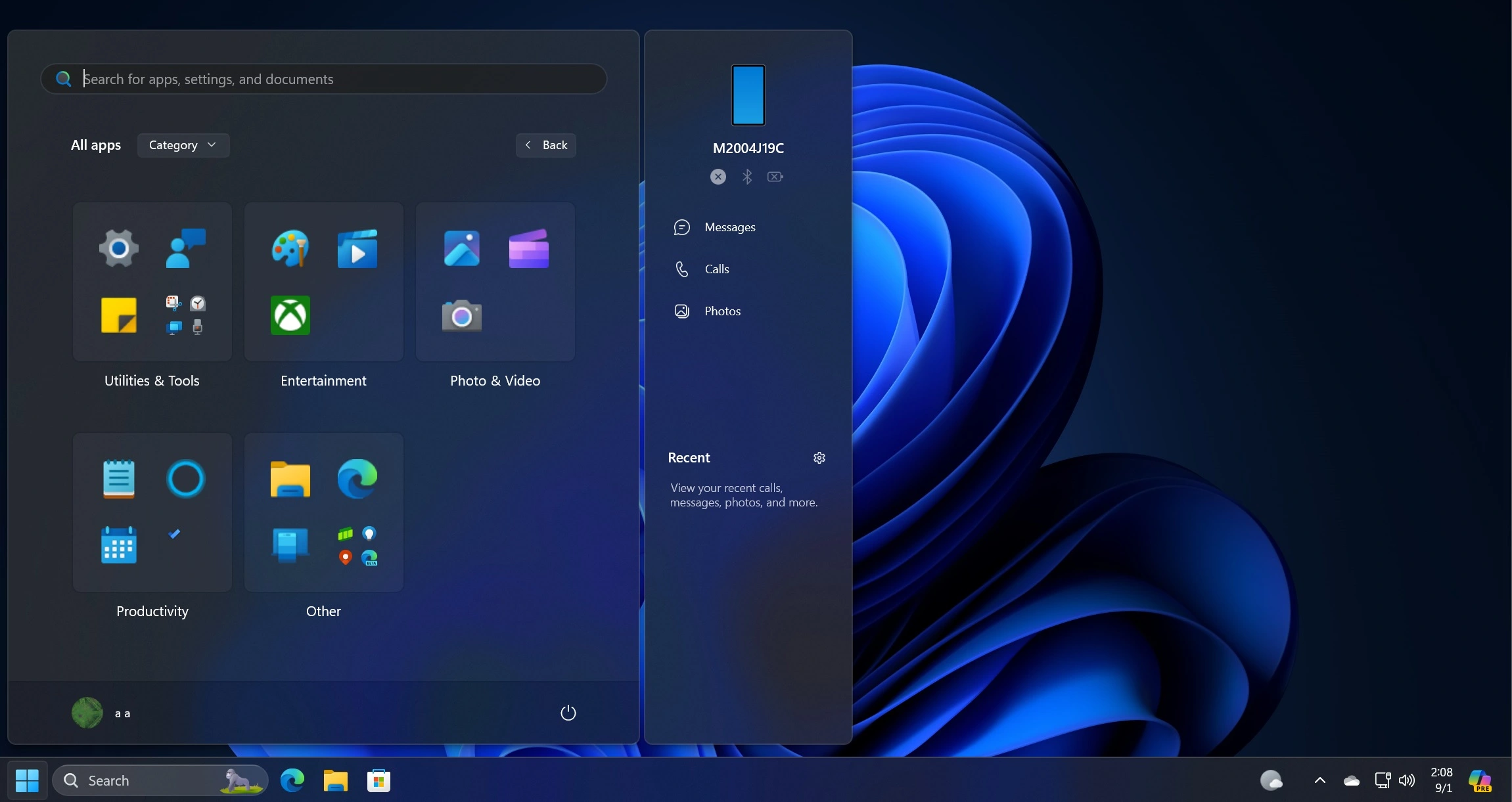 Microsoft confirms Windows 11's new iOS like Start menu layout for "All" apps view