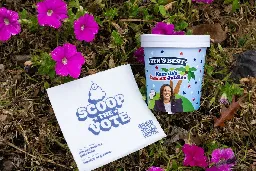 Ahead of the presidential election, Ben & Jerry’s endorses Kamala Harris with new ice cream flavor