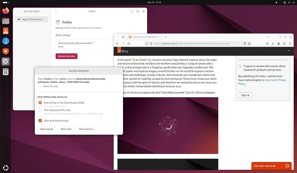 Ubuntu Desktop’s 24.10 Dev Cycle - Part 5: Introducing Permissions Prompting