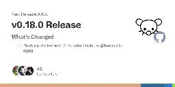 Release v0.18.0 Release · LemmyNet/lemmy