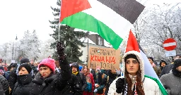 Propalestyńska demonstracja w Warszawie. "Nasza obecność symbolizuje solidarność"