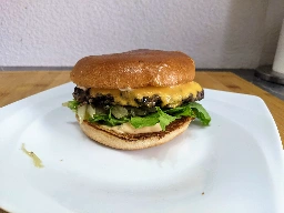 [Homemade] Black Bean Burger