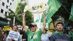 South Koreans rally in Seoul against Japanese plans to release treated nuclear wastewater into sea
