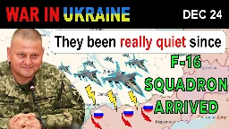 [Video] 24 Dec: Finally! FIRST F-16 SQUADRON ALREADY TERRORIZING RUSSIAN AVIATION | War in Ukraine Explained