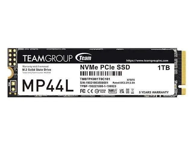 Team Group MP44L M.2 2280 1TB PCIe 4.0 x4 with NVMe 1.4 TLC Internal Solid State Drive (SSD) TM8FPK001T0C101 - Newegg.com