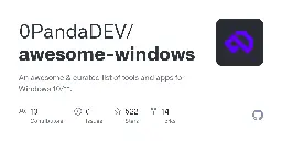 New Awesome Windows List