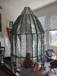 A lighthouse lens from the 1700s [OC]