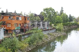 Why are these Courtenay apartments being demolished?