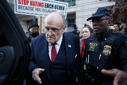 Rudy Giuliani files for Chapter 11 bankruptcy protection in Manhattan