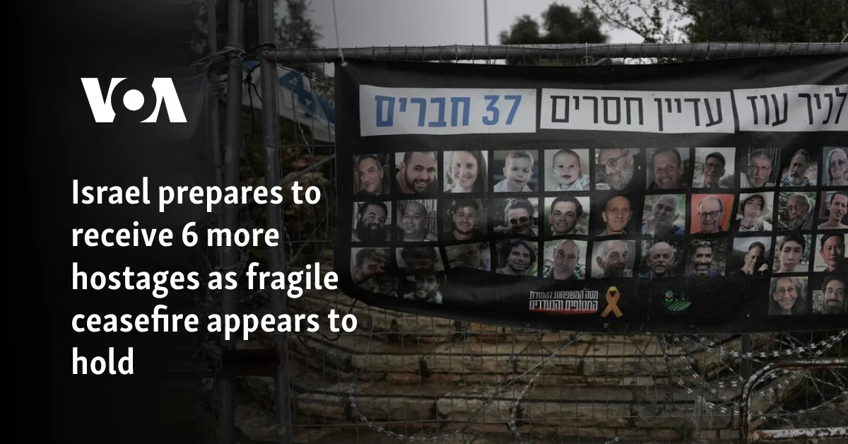 Body of Bibas mother returned to Israel as it prepares to receive 6 more hostages