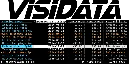 GitHub - saulpw/visidata: A terminal spreadsheet multitool for discovering and arranging data