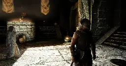 Skyrim modded with path-traced lighting - and all DX9+ games could follow