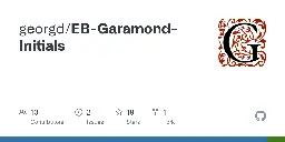 EB Garamond (Duffner) initials updated